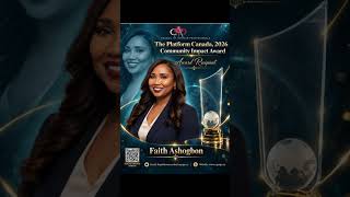 Faith Ashogbon - Community Impact Award Recipient