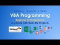 VBA Programming e-course with Real-Life Projects - E03