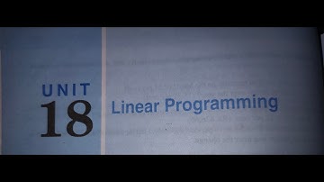 Linear programming caiib