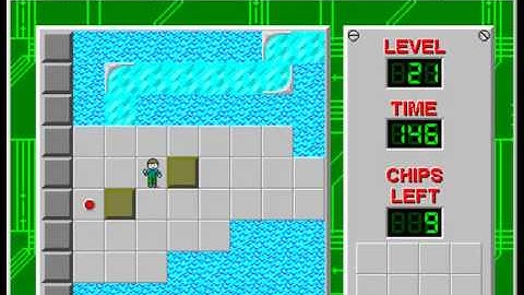 Chips Challenge - 04 - Messing around twice on a single level! OMA!