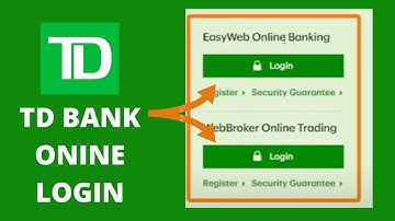 How to Login To TD Bank Account? TD Bank Online Login to Access EasyWeb Online Banking