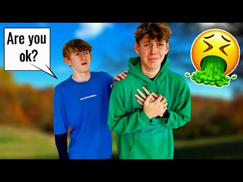 Throw Up PRANK On My BEST FRIEND To See How He Reacts...