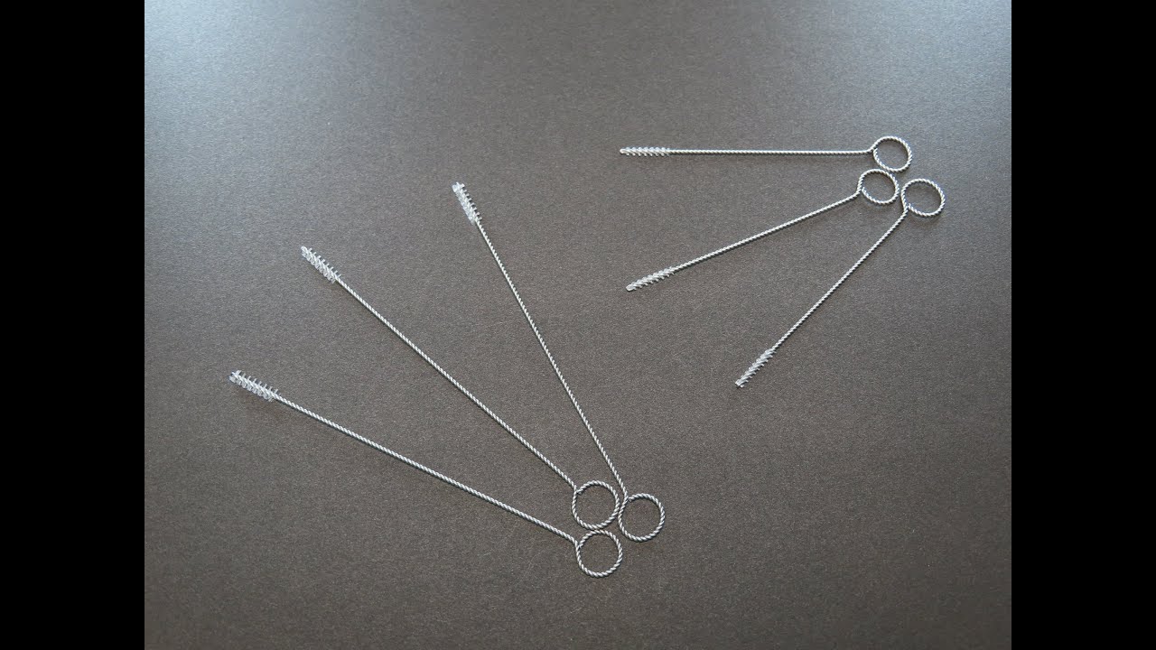 Dental handpiece chuck cleaning brush YouTube