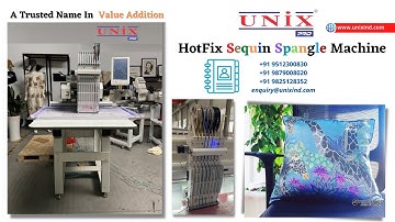 Single Head Hotfix Sequin Spangle Machine