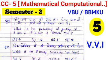 Semester 2 Mathematical and computational thinking analysis Semester 2 cc 5 mcq| cc 5 objective