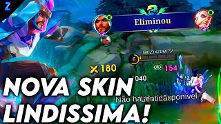 KHALEED O REI DA AREI... ÁGUA - NOVA SKIN - KHALEED GAMEPLAY | Mobile Legends