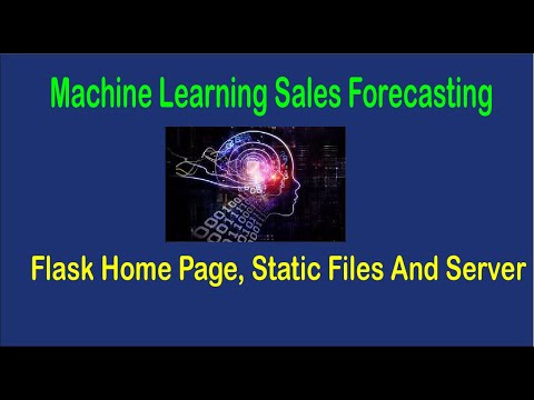 Sales Forecasting Machine Learning - Run Flask Server - YouTube