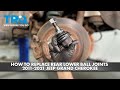 How to Replace Rear Lower Ball Joints 2011-2021 Jeep Grand Cherokee