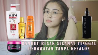 L'OREAL PARIS Extraordinary Oil || Serum Rambut  Dari bunga Asli || Solusi Rambut rusak