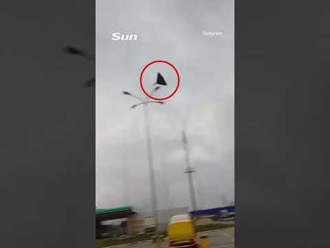 Moment Russian Shahed Drone Hits Sumy During Putin Barrage Ukraine Warinukraine