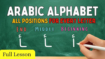 Arabic Alphabet Positions: Beginning, Middle, & End! (Full List + Complete Lesson!)