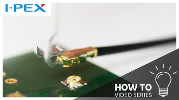 How to Operate MHF® 7S Mating and Unmating Tool / Micro RF Coaxial Connector / I-PEX