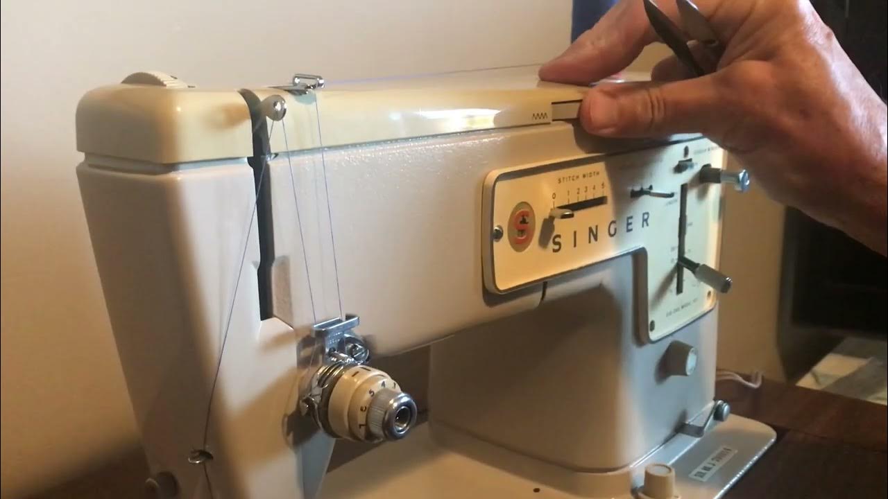 Singer Stylist 457 sewing demo - YouTube