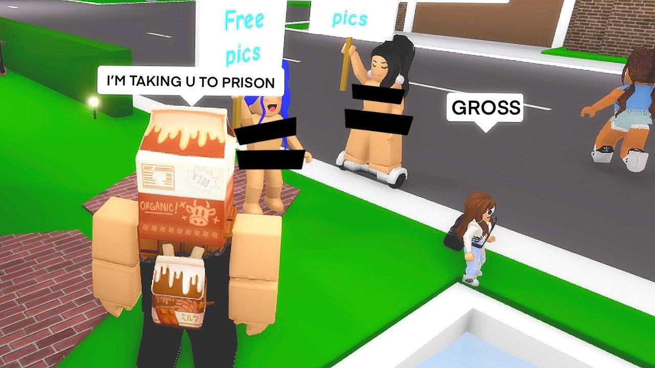 I Arrested Naked Brookhaven RP Players In Roblox YouTube