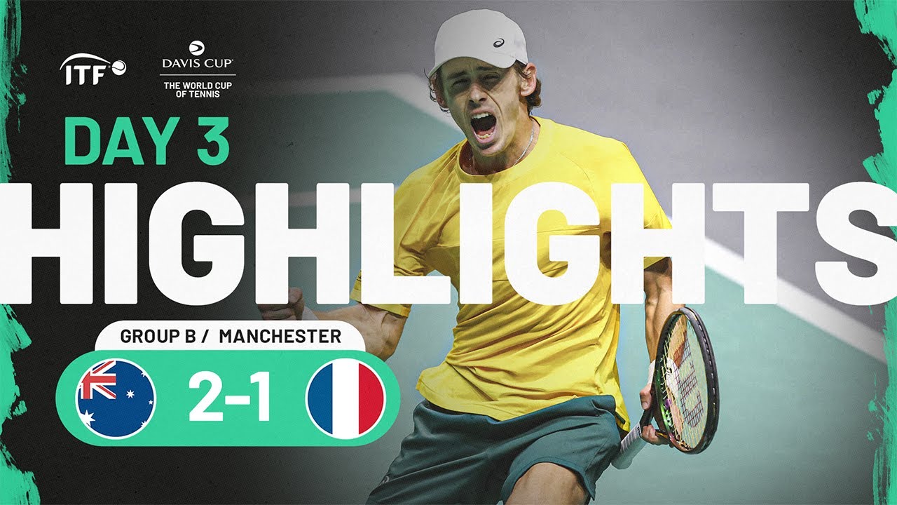 Highlights Australia v France Davis Cup 2023