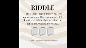 Can you solve this math riddle?