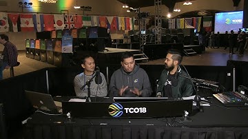 TCO18 Live Broadcast UI Design Semi Final 2 Post Match Interview with Yoki and abedevera
