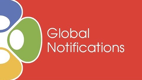 2016 / Helpdesk Setup / Email / Global Notifications