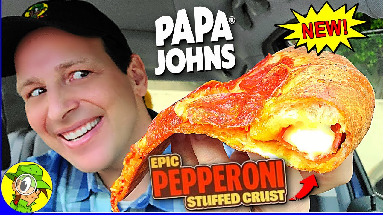 Papa John's new Epic Pepperoni-Stuffed Crust Pizza