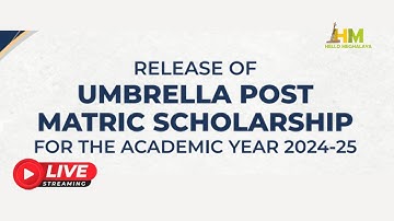 Release of Umbrella Post Matric Scholarship for the Academic Year 2024-25