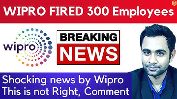 Wipro Fired 300 Employees for Dual Jobs | Why no onboarding ? why same salary from 10years