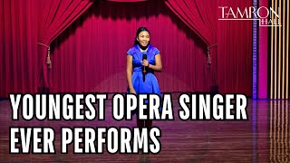 12-year-old Victory Brinker, performs Volta la Tierra! Wealth