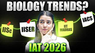 IAT 2026 Biology Trend Analysis 🔥 | Trends That Lead to IISc, IISER &amp; IIT Madras