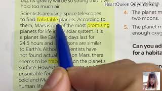 Tiếng Anh 8 - Unit 12 Skills 1 - Life On Other Planets - sách Global Success