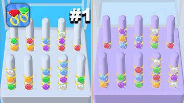 Gem Sort Puzzle - New Release - Hyper Hybrid Casual - Gameplay Walkthrough (iOS & Android)