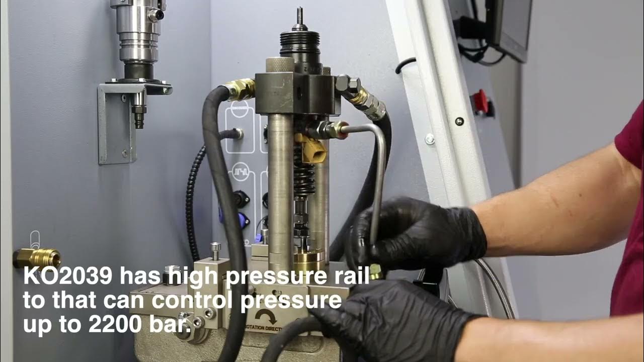 Electronic Unit Pump (F2P) Testing on UTS1004 YouTube