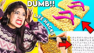 I Tested Viral 5 minute Crafts Hacks to see if they work? *Epic Fail*😏
