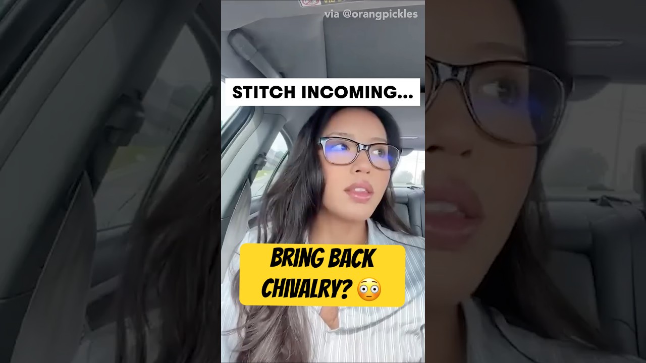 Feminist Calls For Bringing Back Chivalry… 😳