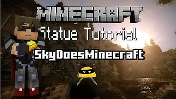 SkyDoesMinecraft Statue!