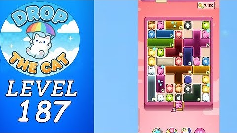 Drop The Cat Level 187 Walkthrough
