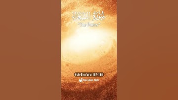 Surah Ash Shu'ara 187-188 Hindi - Urdu Audio translation | سورة الشعراء #ashshuara