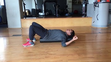 Foam Roll Pec Stretch