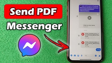How to Send PDF file in Facebook Messenger | Full Guide