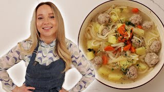 How To Make Ukrainian Meatball Soup by Fat Finger Foods 6,480 views 1 year ago 14 minutes, 16 seconds