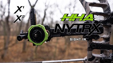 NYTRX & NYTRX Pro X1 & X2 SIGHT IN