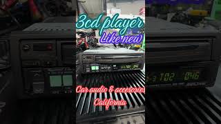 3 cd player alpine like new #audio #caraudio #sound #automobile #cars #autosounds #stereo #retro