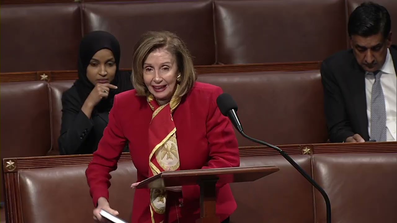 Pelosi Defends The Constitution on The House Floor During Debate on Iran
