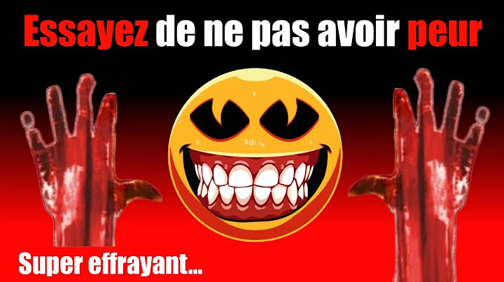 N'ayez pas peur, en regardant cette vidéo 🎦👀