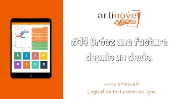 #14 Créez une facture depuis un devis sur tablette