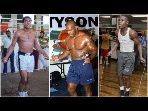 🔴BOKSUN EFSANELERİ--iP ATLAMA antrenmanları (Muhammed Ali - Mike Tyson- Floyd Mayweather)-Zodiac Tv