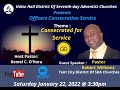 Officers Conceration Service under the theme: Consecrated for Service I Will Go