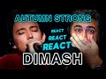 REAGINDO (REACT) a DIMASH - Autumn Strong | Análise Vocal por Rafa Barreiros