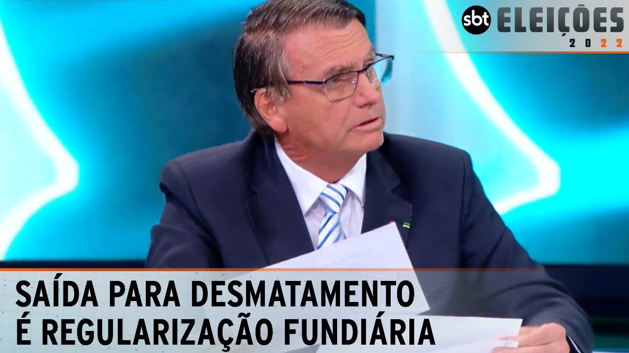 Bolsonaro diz que saída para o desmatamento é a regularização fundiária