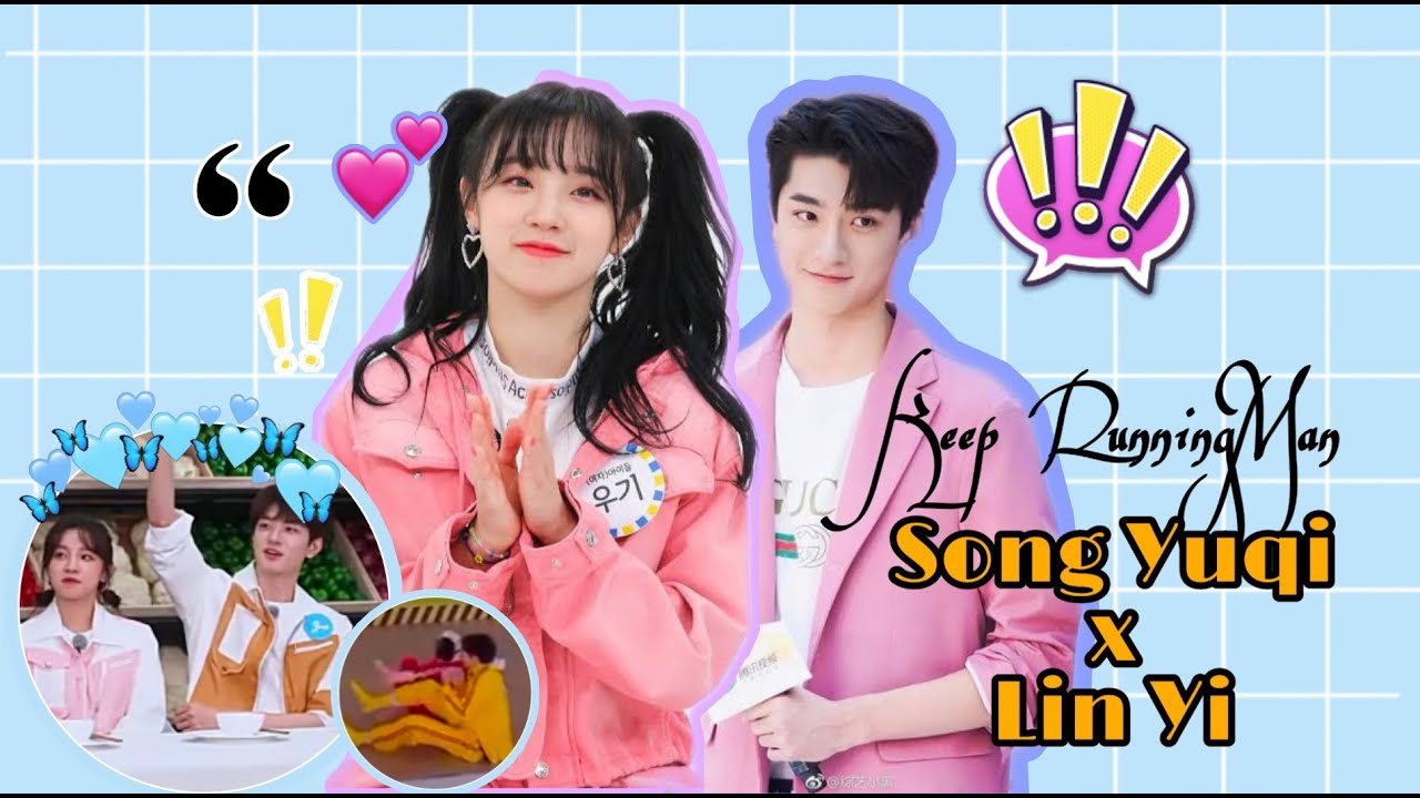 Yuqi x LinYi interaction #keeprunning #angelababy #LiChen #JengKai #Yuqi #LinYi #BaiLu #ZhaoShen