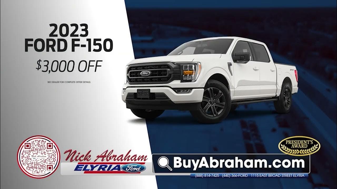Nick Abraham Elyria Ford April 2023 Specials - YouTube