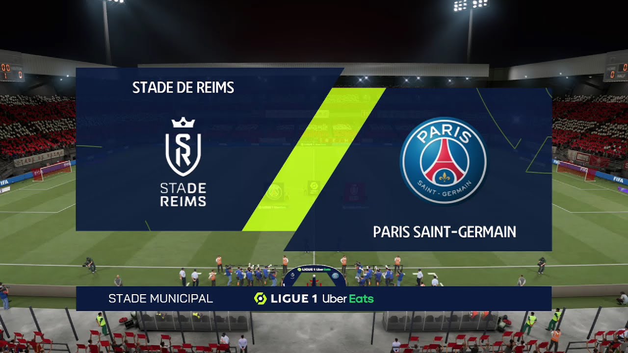 ⚽ Reims vs PSG ⚽ | Ligue 1 (29/08/2021) | Fifa 21